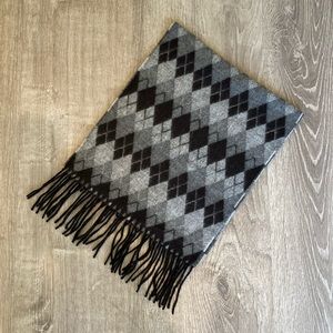 Grey and Black Scarf